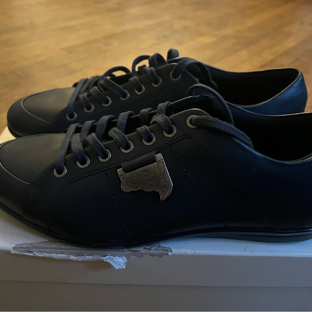 Versace leather shoes